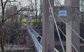 Inaugurato il ponte ciclopedonale sul fiume Brembo 