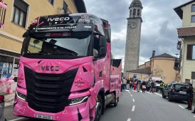 Iveco S-Way LNG protagonista del Giro d'Italia con GATE